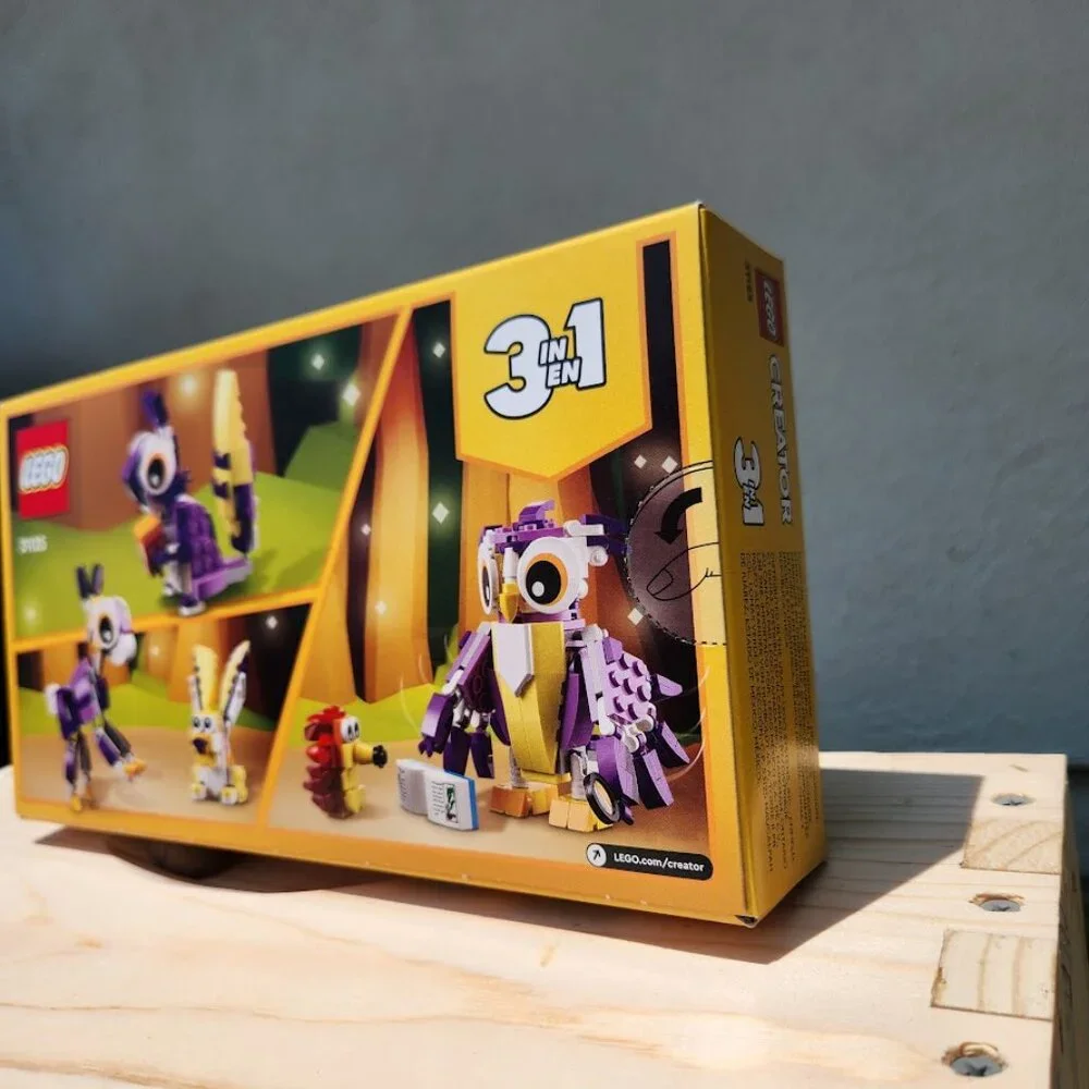 NEW LEGO 31125 Creator 3 in 1 OWL SQUIRREL RABBIT Fantasy Forest Creatures Woodl - Picture 12 of 13